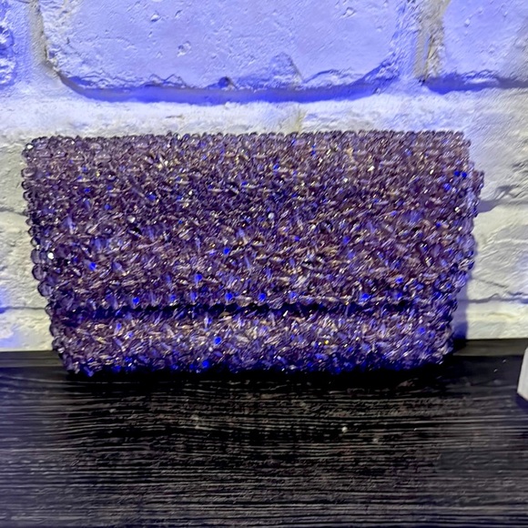Banana Republic all over beaded clutch - Picture 1 of 5